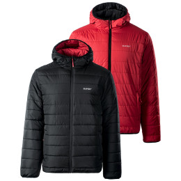 Chaqueta de hombre Hi-Tec Halden rojo/negro Black/Salsa