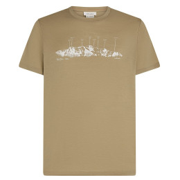 Camiseta de hombre Icebreaker Men Merino 150 Tech Lite SS Tee The Peaks