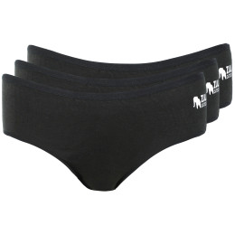 Bragas de mujer Zulu Bambus 210 3-pack negro Black
