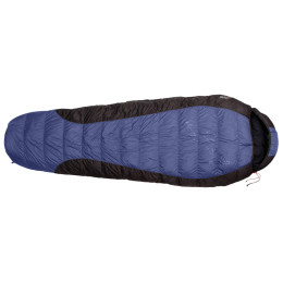 Saco de dormir de plumón Warmpeace VIKING 600 150 cm azul ShadowBlue/Gray/Black