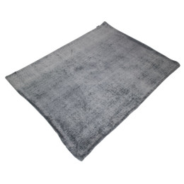 Manta Human Comfort Rabbit fleece plaid Lapin gris Grey