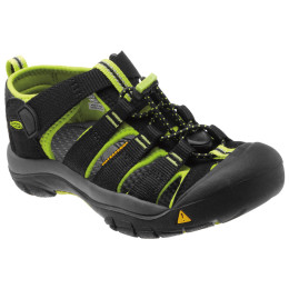 Sandalias para niños Keen Newport H2 JR negro Black/LimeGreen