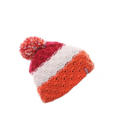 Gorro para niños Nordblanc Stamina blanco/naranja Oja