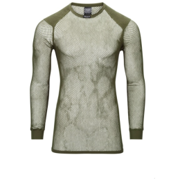 Camisa de hombre Brynje of Norway Tactical Wool Thermo Shirt w/inlay verde Olive Green