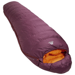 Saco de dormir de plumón Mountain Equipment Classic Eco 300 Wmns Long violeta Me-01730 Raisin