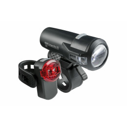 Luz delantera / trasera AXA COMPACTLINE 35 SET negro