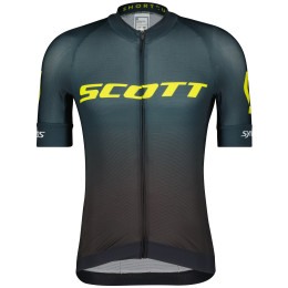 Maillot de ciclismo de hombre Scott RC Pro WC Edt. SS negro/amarillo black/sulphur yellow