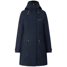 Abrigo softshell para mujer Didriksons Ilma Wns Parka 8 azul oscuro Dark Night Blue