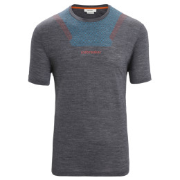 Camiseta funcional de hombre Icebreaker Sphere II SS Tee Hitt azul oscuro Midnight Navy Heather
