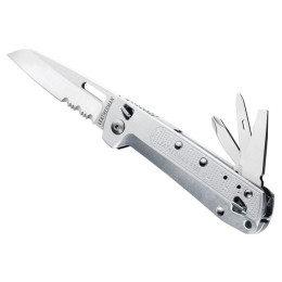 Cuchillo multiuso Leatherman Free K2X plata stříbrná