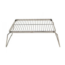 Barbacoa plegable Stabilotherm BBQ Grid Medium 23x34 cm plata