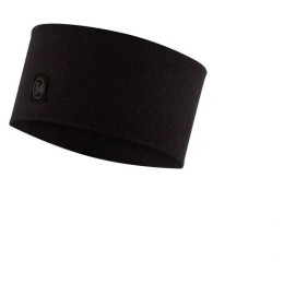 Banda para cabeza Buff Merino Wide Headband negro Solid Black