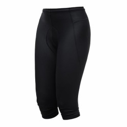 Pantalones de tres cuartos de ciclismo para mujer Sensor Cyklo Entry negro True black