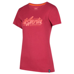 Camiseta de mujer La Sportiva Retro T-Shirt W rojo oscuro Velvet