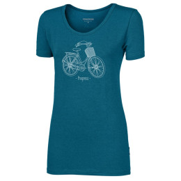 Camiseta de mujer Progress Sasa "Citybike" azul petrol