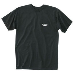 Camiseta de hombre Vans MN Left Chest Logo Tee negro Black/White