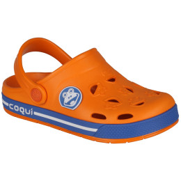 Sandalias para niños Coqui Froggy 8801 naranja DkOrange/Royal