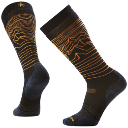 Calcetines de esquí Smartwool Snowboard Full Cushion Iguchi x Arbor OTC negro/naranja BLACK
