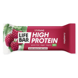 Barrita Lifefood Lifebar Protein tyčinka malinová BIO 40 g