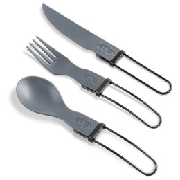 Juego de cubiertos GSI Outdoors Tekk Trio Folding Cutlery Set