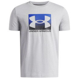 Camiseta funcional para niños Under Armour UA B Boxed Sports Update SS Mod Gray Light Heather gris claro Mod Gray Light Heather / / Black