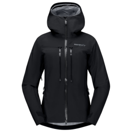 Chaqueta outdoor para mujer Norrona Trollveggen Gore-Tex Pro Light Jacket negro Caviar Black