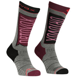 Calcetines de mujer Ortovox Free Ride Long Socks W rosa mountain rose