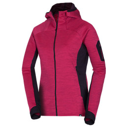 Sudadera funcional de mujer Northfinder Joni burdeos 577cherryblack