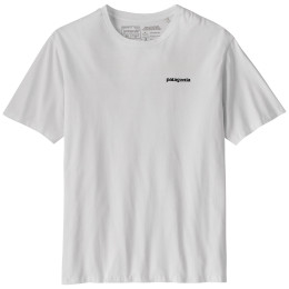 Camiseta de hombre Patagonia P-6 Mission Organic T-Shirt blanco White
