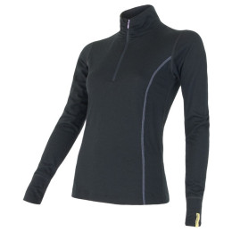 Camiseta funcional de mujer Sensor Merino Active negro Black