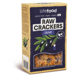 Galletas Lifefood LIFE CRACKERS Oliva RAW BIO 90 g