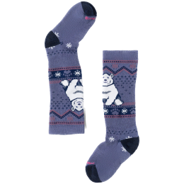 Calcetines Smartwool Kids' Wintersport Full Cushion Polar Bear azul