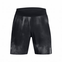 Pantalones cortos de hombre Under Armour LAUNCH ELITE 7'' PRT SHORT negro/gris Black/Black/Reflective