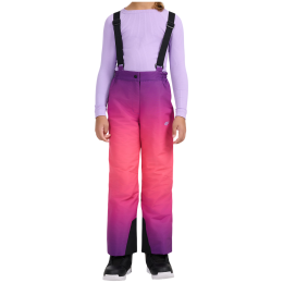 Pantalones de esquí para niños 4F Trousers Fnk F1522 Multicolour 3 Allover rosa Multicolour 3 Allover