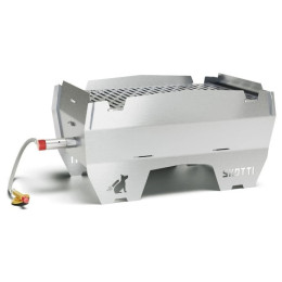 Barbacoa plegable SKOTTI Original Grill plata ocelová