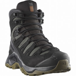 Calzado de hombre Salomon Quest Tracker Gore-Tex negro Black / Asphalt / Coyote Brown