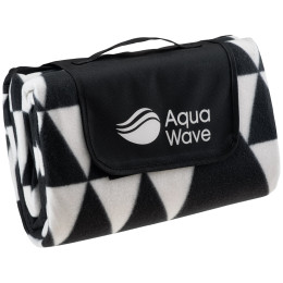 Manta de picnic Aquawave Triangle Blanket negro/blanco GeometricPrint