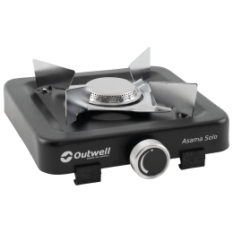 Hornillo de gas Outwell Asama Solo negro Black