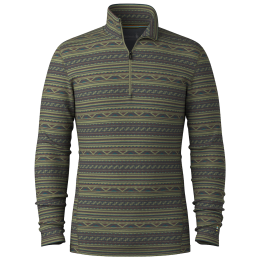 Camiseta funcional de hombre Smartwool M Classic Thermal Merino Base Layer 1/4 Zip khaki oscuro WINTER MOSS SUMMMIT SOUL