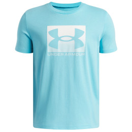 Camiseta funcional para niños Under Armour UA B Boxed Sports Update SS Fresco Blue