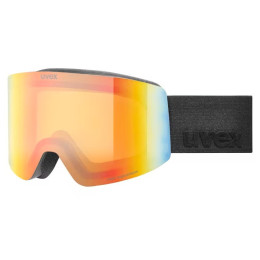 Gafas de esquí Uvex Provoqe FM negro BLACK MATT DL/RAINBOW