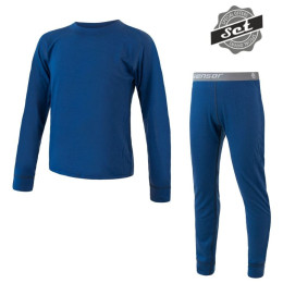 Ropa interior funcional para niños Sensor Merino Air Set triko+spodky azul oscuro dark blu