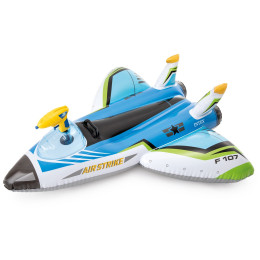 Juguete hinchable Intex Water Gun Plane Ride-Ons 57536NP azul
