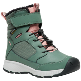 Botas de invierno para niños Keen Skua Winter Wp Children turquesa dark forest/rose elegance