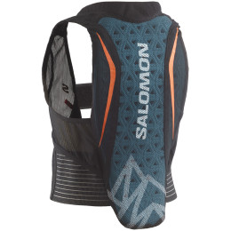 Espaldera Salomon Flexcell Pro Jr azul/naranja Black / Flame