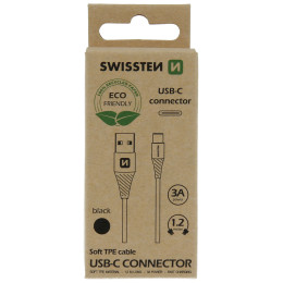 Cable de carga y datos Swissten USB/USB-C