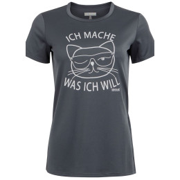 Camiseta de mujer Regatta Wmn Fingal Slogan gris Seal Grey