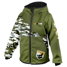 Chaqueta softshell para niños WAMU Khaki khaki KHAKI