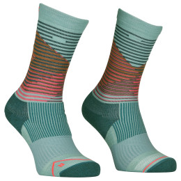 Calcetines de mujer Ortovox All Mountain Mid Socks W azul/verde ice waterfall