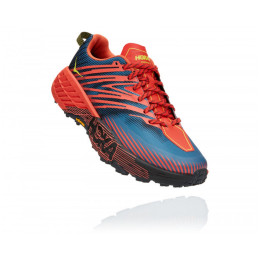 Zapatillas de carrera para hombre Hoka Speedgoat 4 Wide azul/naranja Fiesta/ProvincialBlue